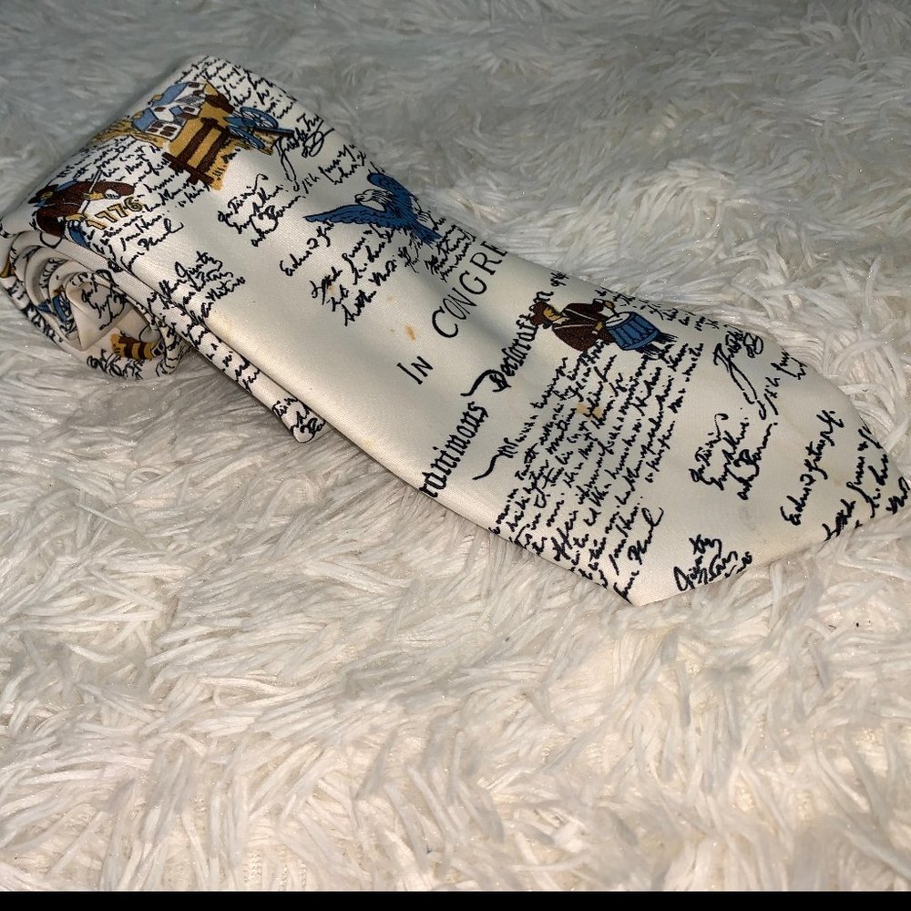 Declaration of Independence Tie